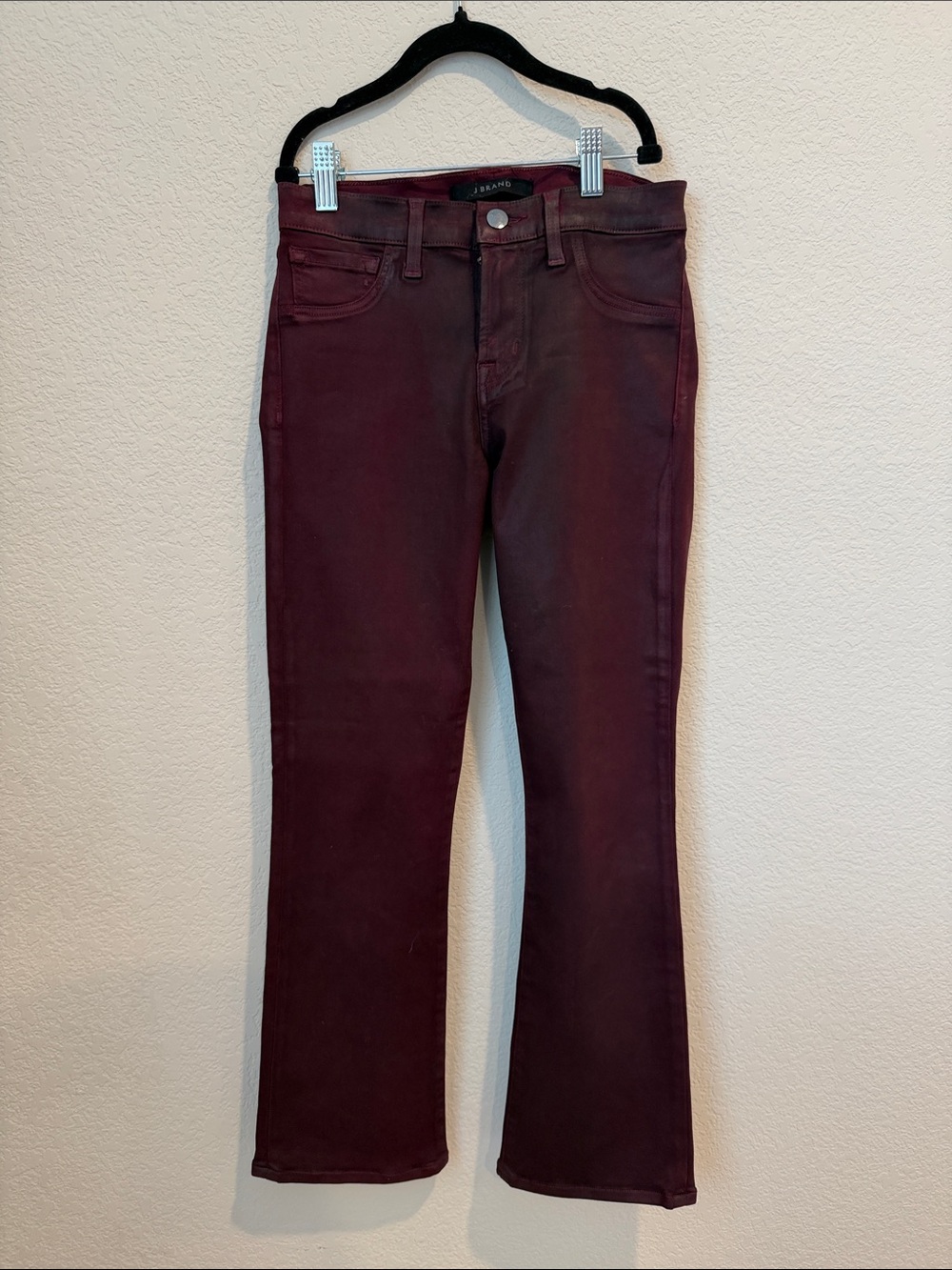 J Brand Wine Stretch Flare Jeans